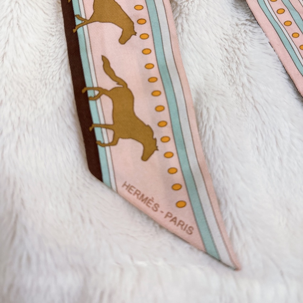 HERMES🍊 Twilly - pink/horse - Picture 4 of 7